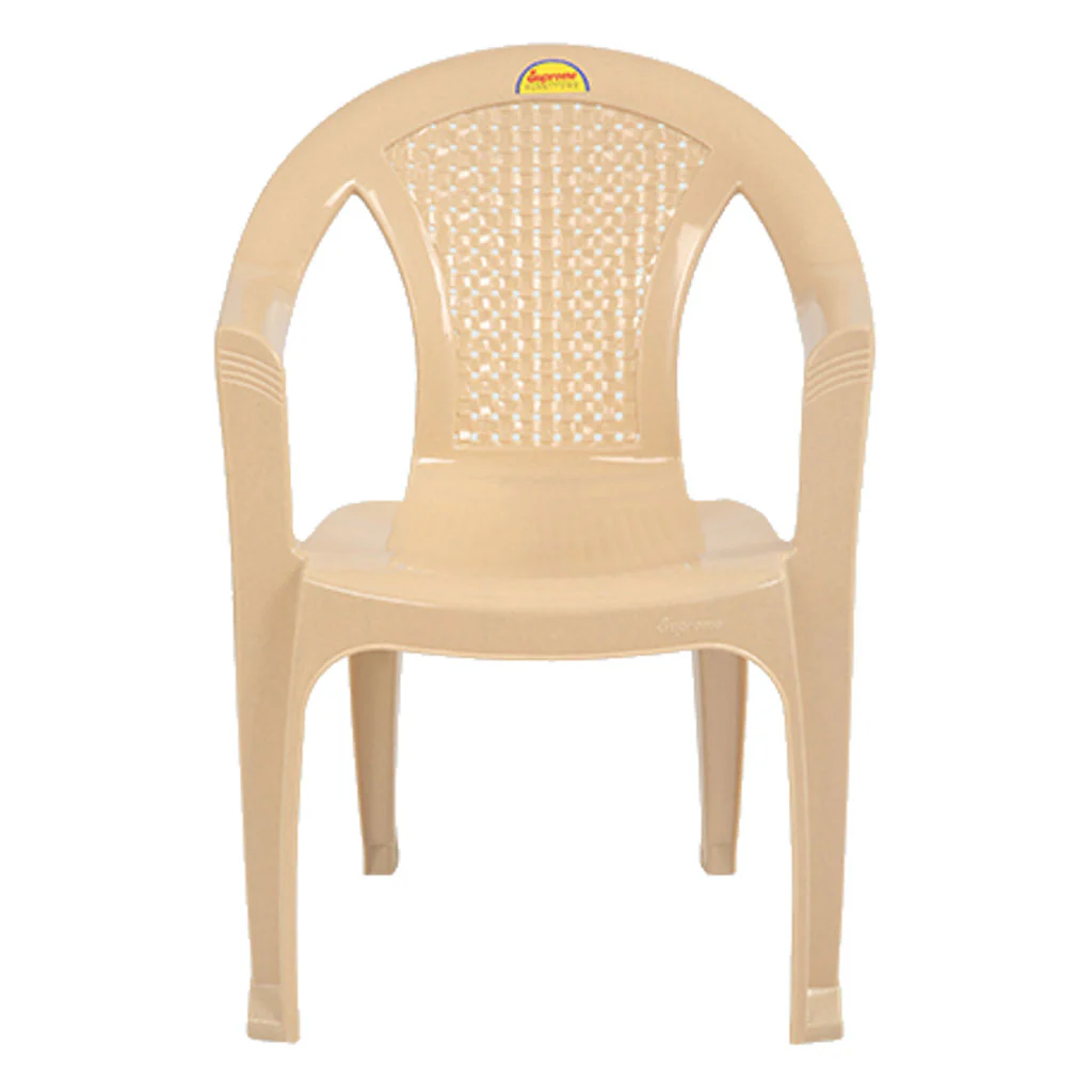 Supreme Optra Plastic Chair Marble Beige