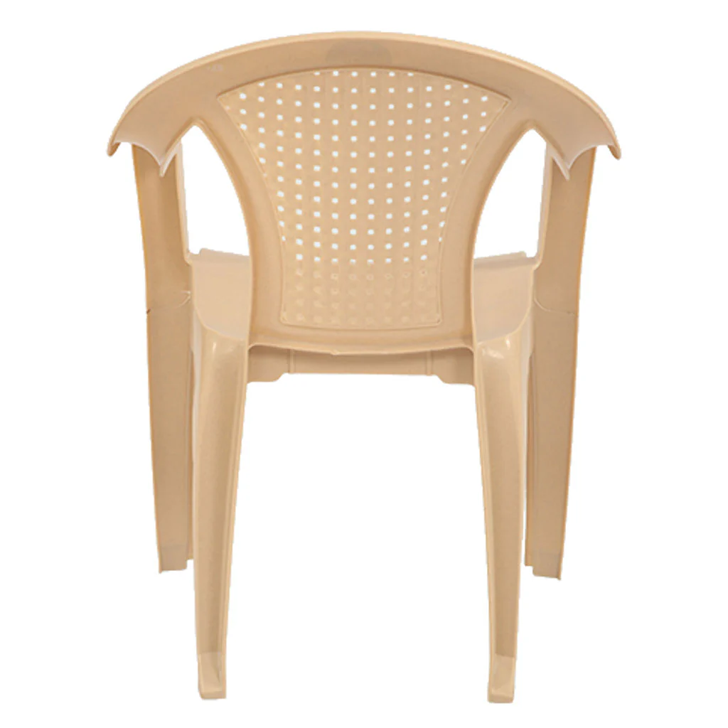 Supreme Optra Plastic Chair Marble Beige - Image 3
