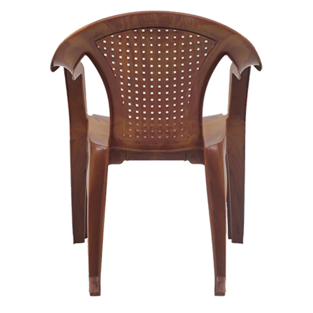 Supreme Optra Plastic Chair Teakwood - Image 3