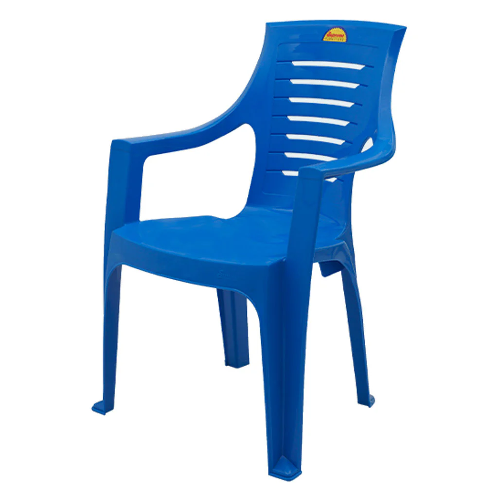 Supreme Power Plastic Chair French Blue - Image 2