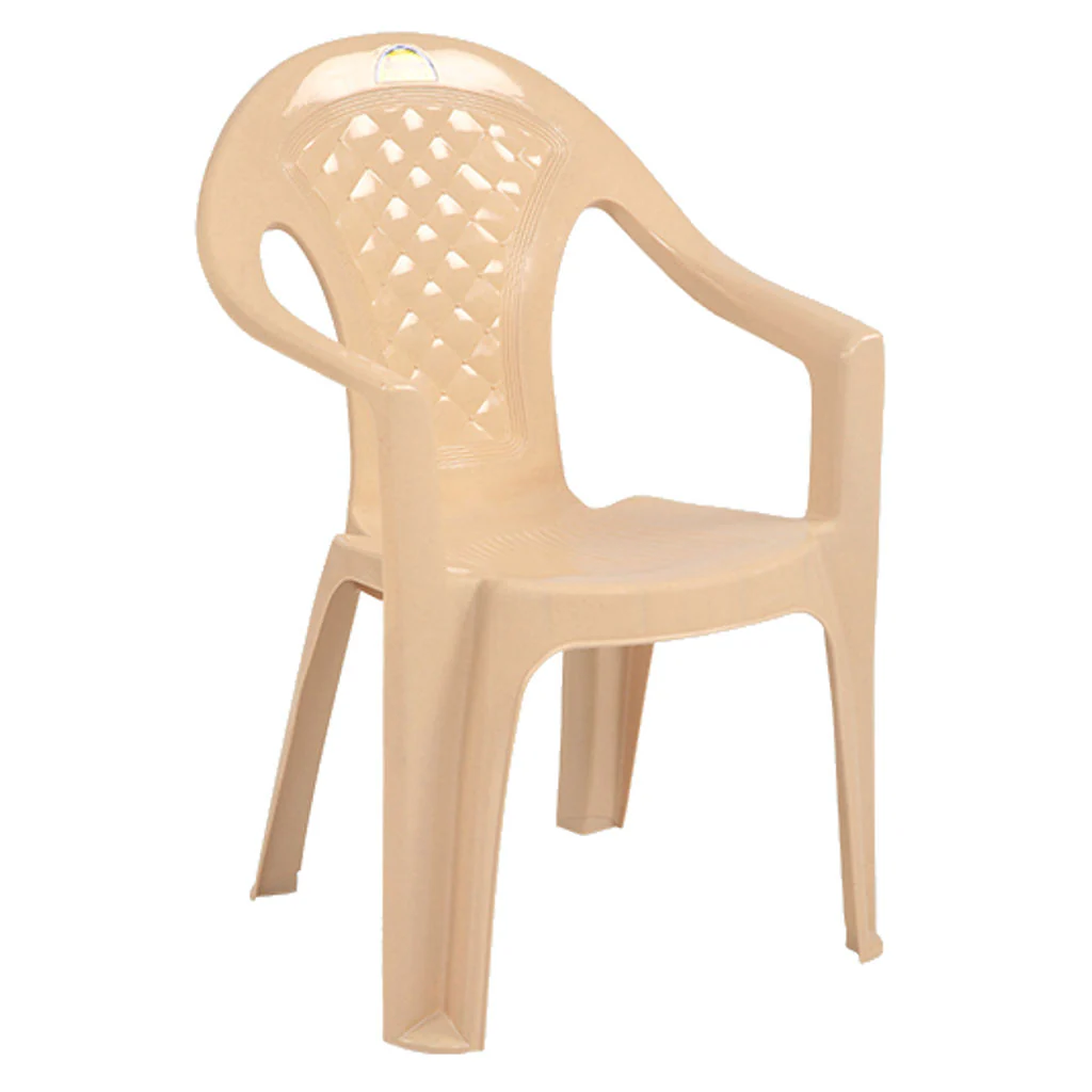 Supreme Spark Plastic Chair Marble Beige - Image 2