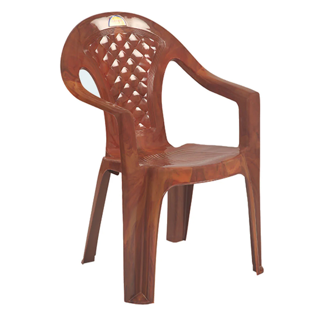 Supreme Spark Plastic Chair Teakwood - Image 2