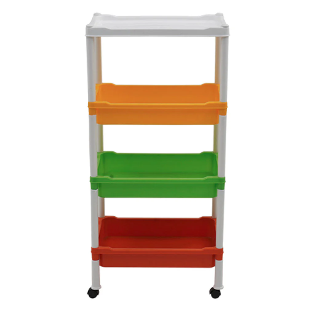 Supreme Spoga Plastic Shelving Rack Multicolor