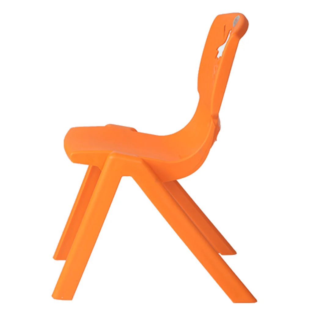 Supreme Strawberry Plastic Baby Chair Orange - Image 2