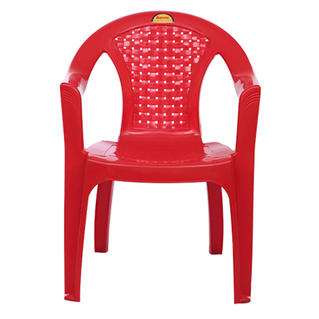 Supreme Timber Plastic Chair Red