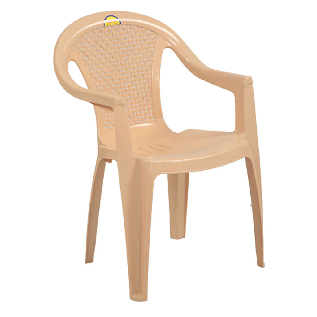 Supreme Uva Plastic Chair Marble Beige - Image 2