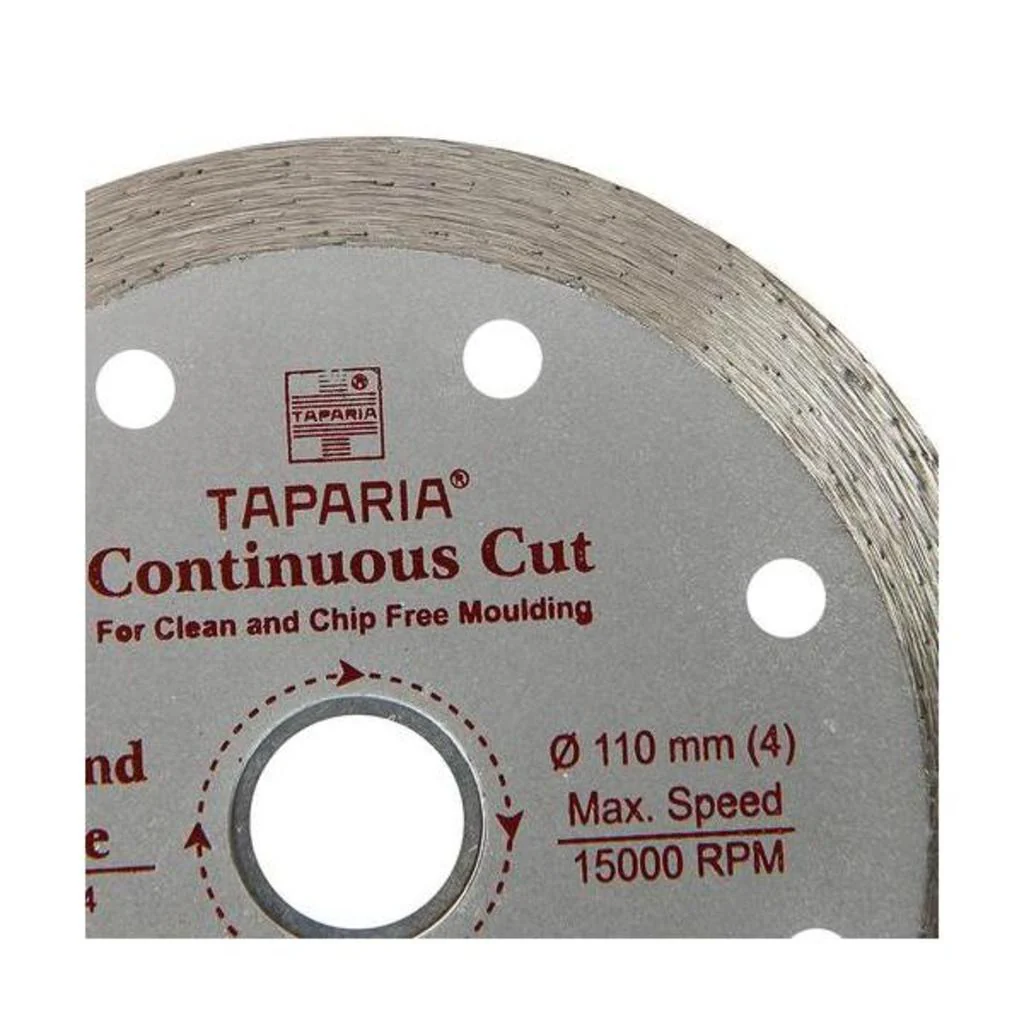 Taparia Diamond Cutting Blade Continous Cut 110 mm – DBC-4 - Image 2