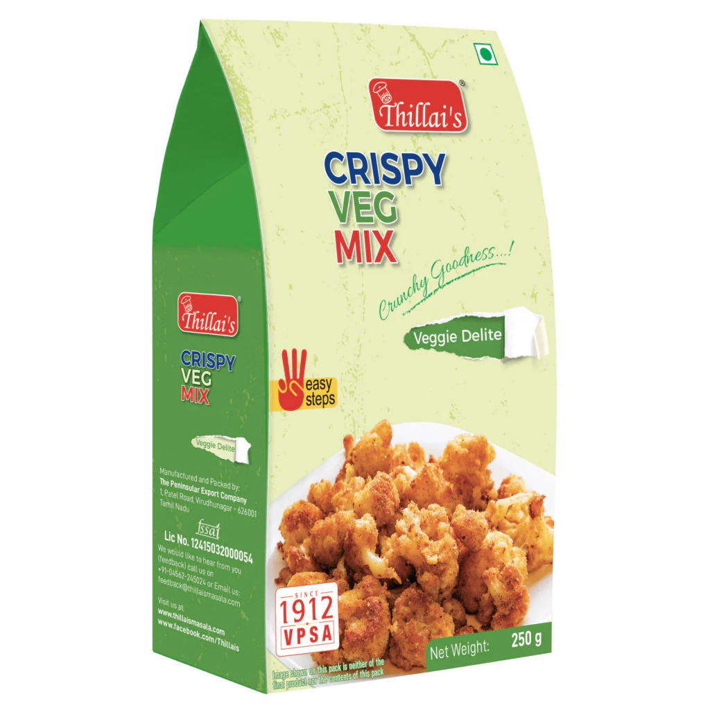 Thillai's Crispy Veg Mix 250g
