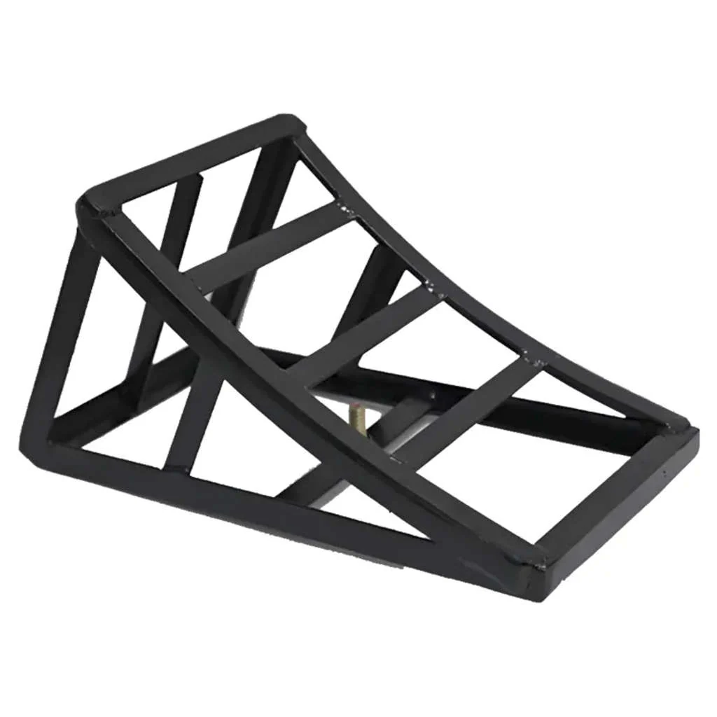 Titan Mild Steel Heavy Duty Wheel Chock Black