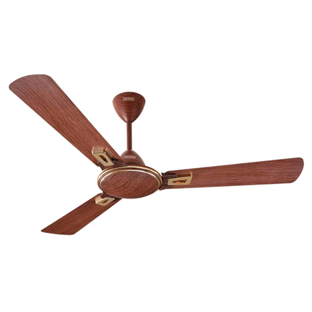 Usha Striker Galaxy Ceiling Fan 1200 mm Wooden With Gold Trims