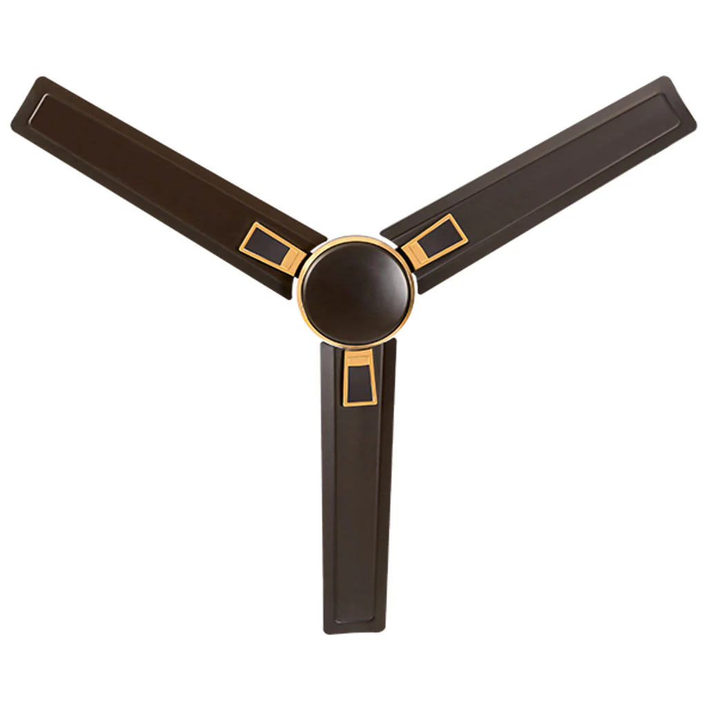 Usha Swift Alpha Chrome Ceiling Fan Smoke Brown 1200mm - Image 2