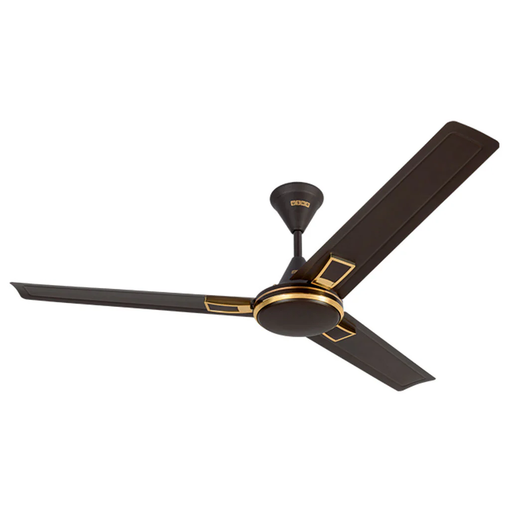 Usha Swift Alpha Chrome Ceiling Fan Smoke Brown 1200mm - Image 3