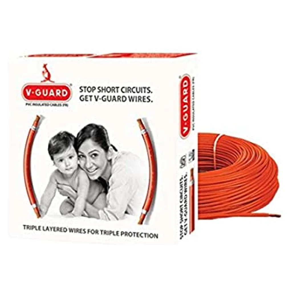V-Guard Flame Retardant(FR) House Wiring Cable 50meter 10Sq.mm - Image 2