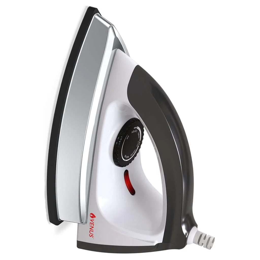 Venus Orega Heavy Weight Dry Iron Box 1000 W Ebony Black VHI01 - Image 2