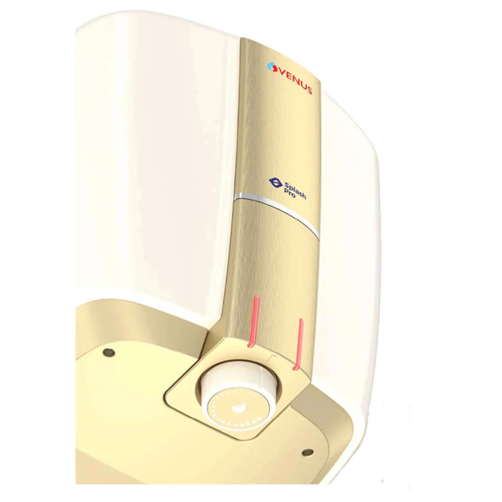 Venus Splash Pro Smart Storage Water Heater 10 Litre Ivory Tuscan Gold 10SX - Image 2