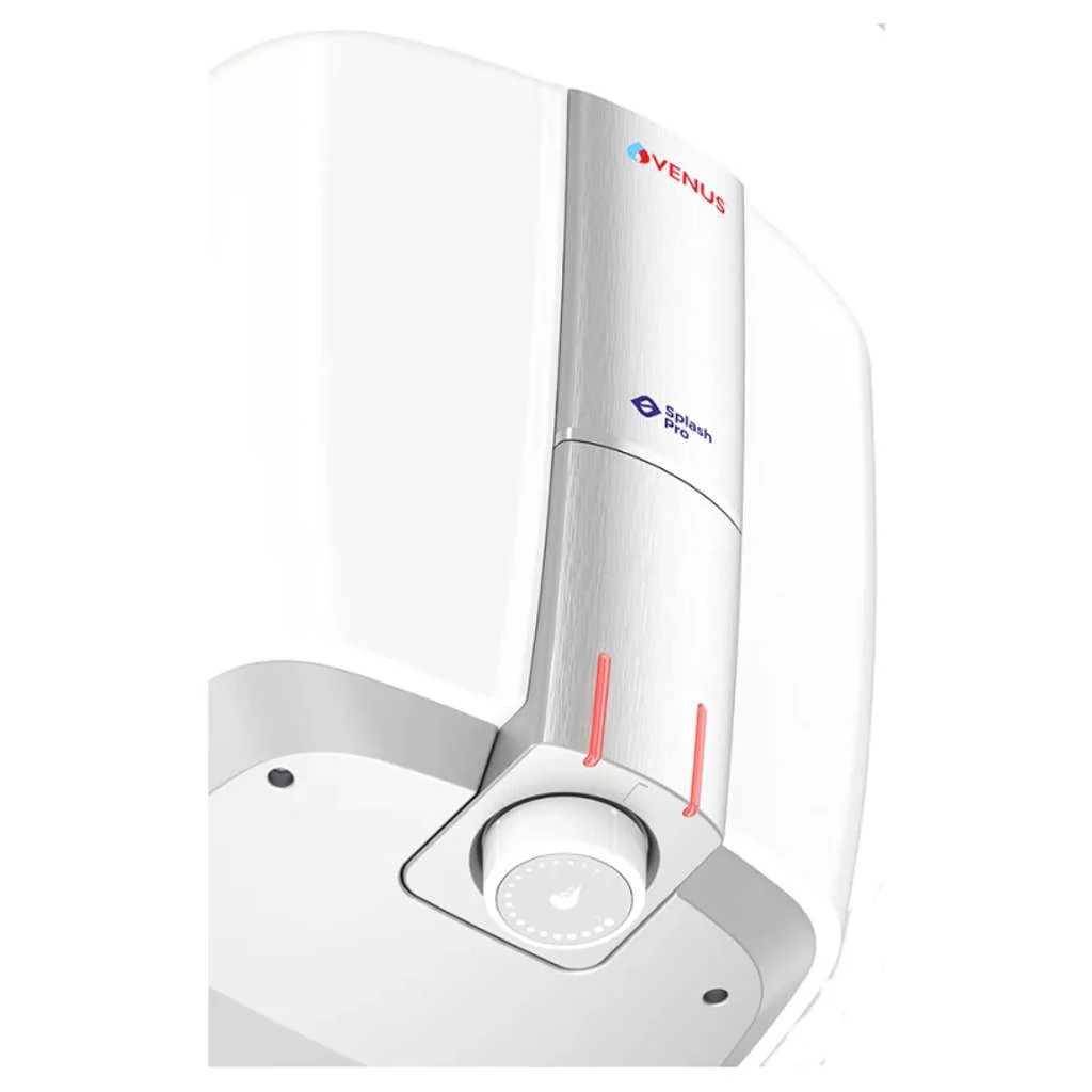 Venus Splash Pro Smart Storage Water Heater 10 Litre White Graphite Silver 10SX - Image 2