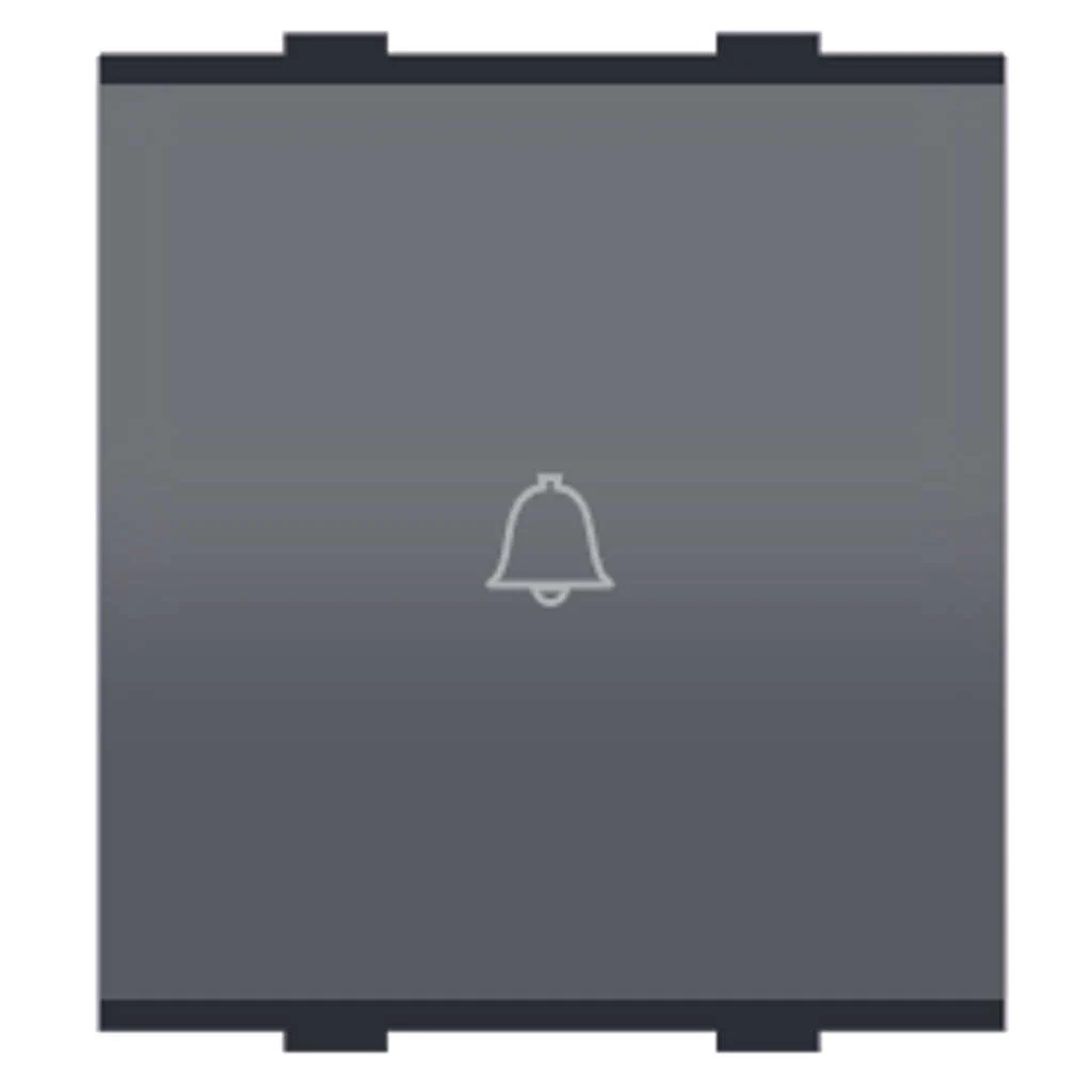 Veto Vyoma 6A Bell Push Switch 2M Mat Grey VV-328