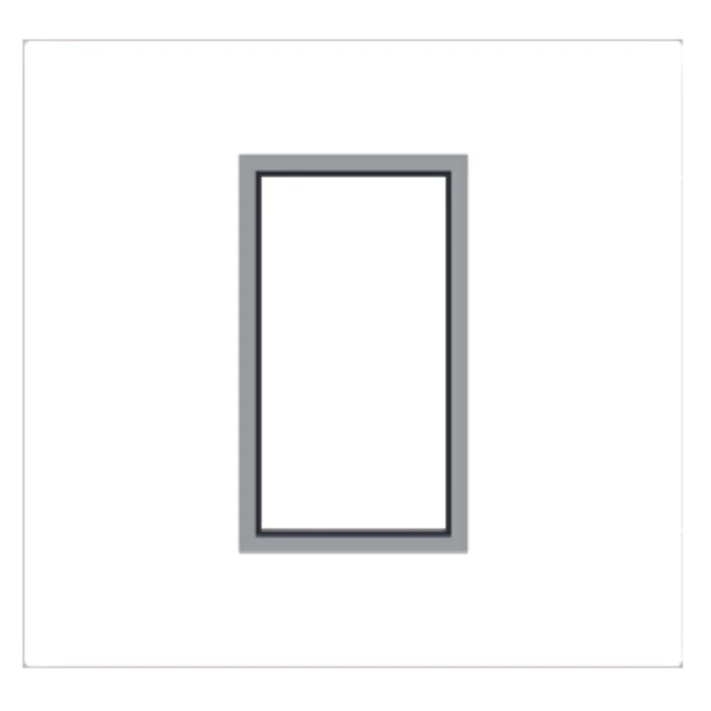 Veto Vyoma Silver Foil Modular Cover Plates 1M - 18M