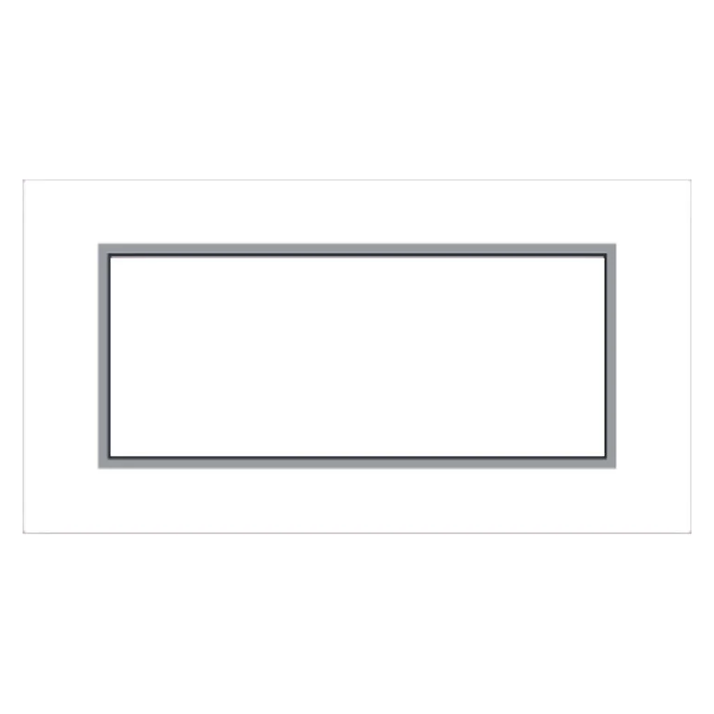 Veto Vyoma Silver Foil Modular Cover Plates 1M - 18M - Image 4