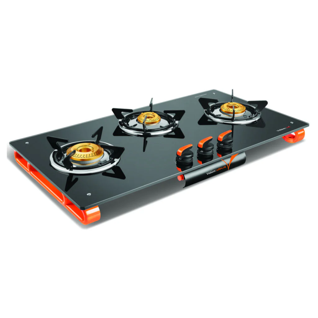 Vidiem Air Plus Glass Top Gas Stove 3 Burner - Image 2
