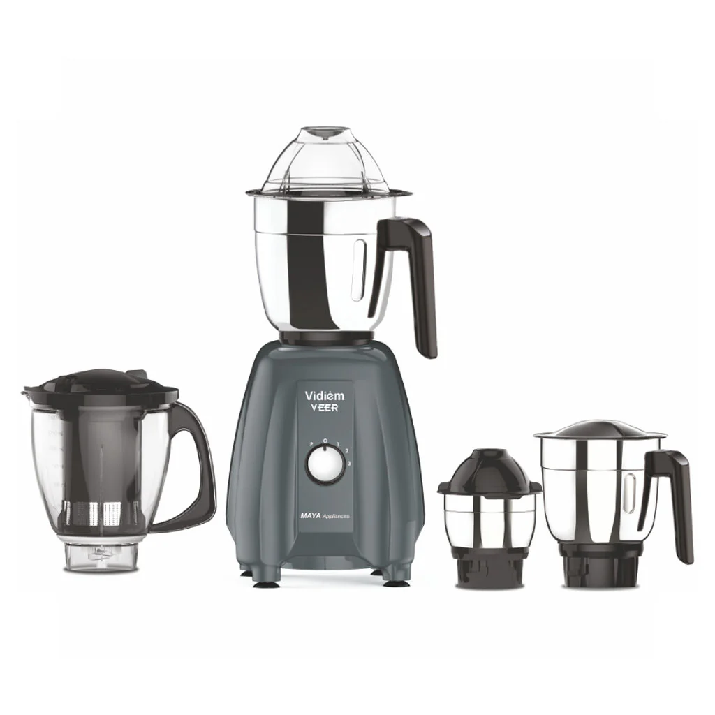 Vidiem Veer Mixer Grinder 4 Jar 650 W