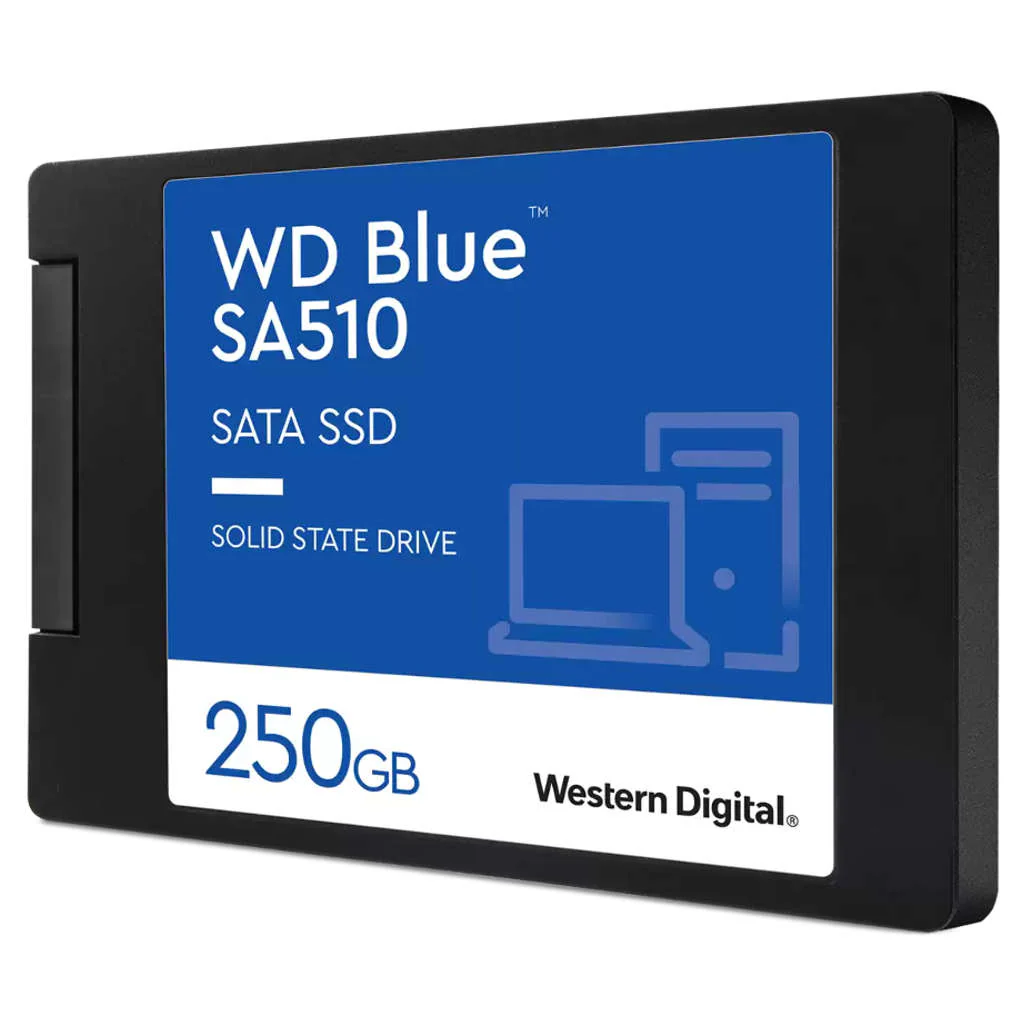 WD Blue SA510 SATA Internal Solid State Drive 250GB 2.5”/7mm Up to 555MB/s WDS250G3B0A - Image 2