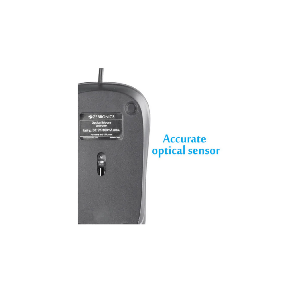 Zebronics Comfort+ Optical Mouse - Image 3